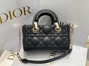 Dior D-Joy Black Leather Mini Bag - 5