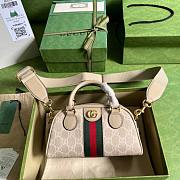 Gucci Ophidia GG mini beige top handle duffle bag - 1