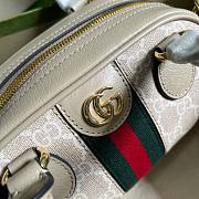 Gucci Ophidia GG mini beige top handle duffle bag - 3