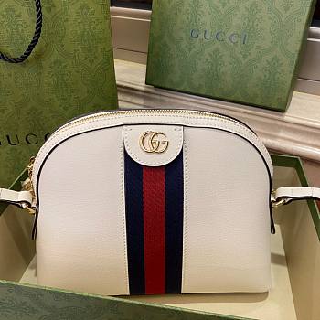 Gucci Ophidia Small White Shoulder Bag