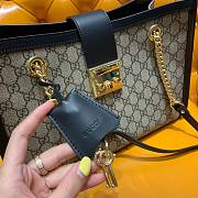 Gucci Padlock Small GG Black Shoulder Bag  - 6