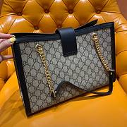 Gucci Padlock Small GG Black Shoulder Bag  - 3