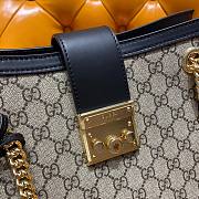 Gucci Padlock Small GG Black Shoulder Bag  - 2