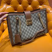 Gucci Padlock Small GG Brown Shoulder Bag - 1