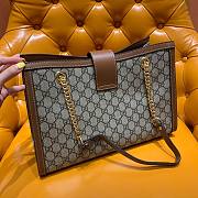 Gucci Padlock Small GG Brown Shoulder Bag - 3