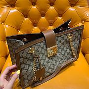 Gucci Padlock Small GG Brown Shoulder Bag - 4