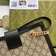 Gucci Padlock Mini GG Black Shoulder Bag - 4