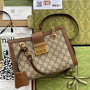 Gucci Padlock Mini GG Brown Shoulder Bag  - 1