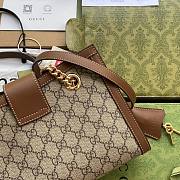 Gucci Padlock Mini GG Brown Shoulder Bag  - 2