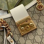 Gucci Padlock Mini GG White Shoulder Bag - 4