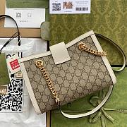 Gucci Padlock Mini GG White Shoulder Bag - 2