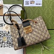 Gucci Padlock Bee Mini GG Shoulder Bag - 1