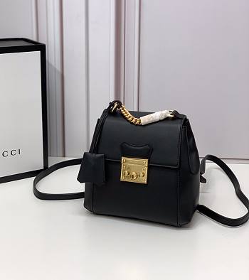 Gucci Padlock Leather Backpack