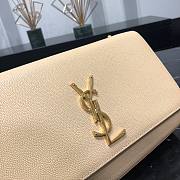 YSL Monogram Kate Beige Gold 24cm Bag - 3