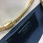 YSL Monogram Kate White Gold 24cm Bag - 6