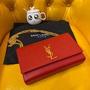 YSL Monogram Kate Red 24cm Bag  - 2