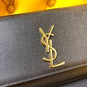 YSL Monogram Kate Black Gold 24cm Bag - 4