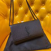 YSL Monogram Kate All Black 24cm Bag - 6