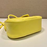 Prada Moon padded yellow nappa leather bag - 4