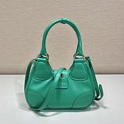 Prada Moon padded green nappa leather bag  - 3