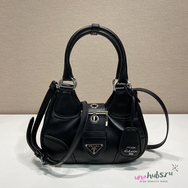 Prada Moon padded black nappa leather bag - 1