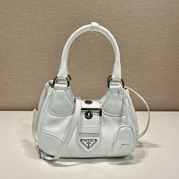 Prada Moon padded white nappa leather bag