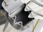 Chanel grey calfskin backpack - 6