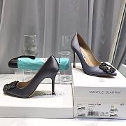 Manolo Blahnik Grey Heels (2cm/6.5cm/8.5cm/10cm) - 3