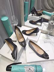 Manolo Blahnik Grey Heels (2cm/6.5cm/8.5cm/10cm) - 2