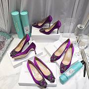 Manolo Blahnik Purple Heels (2cm/6.5cm/8.5cm/10cm) - 1