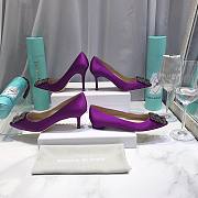 Manolo Blahnik Purple Heels (2cm/6.5cm/8.5cm/10cm) - 5