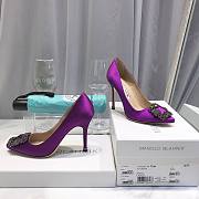 Manolo Blahnik Purple Heels (2cm/6.5cm/8.5cm/10cm) - 3