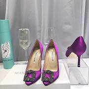 Manolo Blahnik Purple Heels (2cm/6.5cm/8.5cm/10cm) - 4