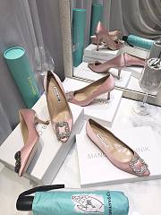 Manolo Blahnik Pink Heels (2cm/6.5cm/8.5cm/10cm) - 5