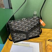 Goyard Minaudiere Coated Black Canvas Bag - 2