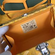 Goyard Minaudiere Coated Yellow Canvas Bag - 4