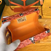 Goyard Minaudiere Coated Orange Canvas Bag - 5