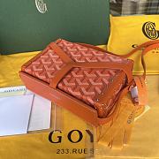 Goyard Minaudiere Coated Orange Canvas Bag - 4