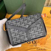 Goyard Minaudiere Coated Gray Canvas Bag - 6