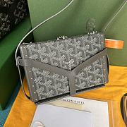 Goyard Minaudiere Coated Gray Canvas Bag - 3