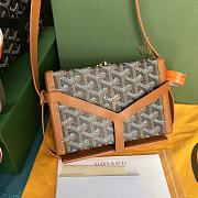 Goyard Minaudiere Coated Brown Canvas Bag - 3