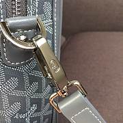 Goyard Ambassade PM document case grey leather bag - 2