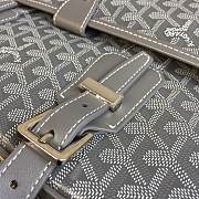 Goyard Ambassade PM document case grey leather bag - 5