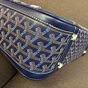 Goyard Ambassade PM document case blue leather bag - 3