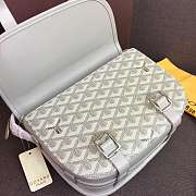 Goyard Belvedere PM White Leather Bag - 3