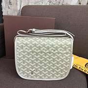 Goyard Belvedere PM White Leather Bag - 2