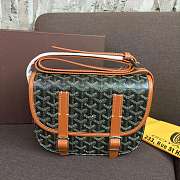 Goyard Belvedere PM Brown Leather Bag - 1