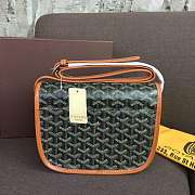 Goyard Belvedere PM Brown Leather Bag - 5