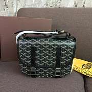 Goyard Belvedere PM Black Leather Bag - 1