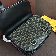 Goyard Belvedere PM Black Leather Bag - 2